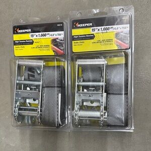 High Tension Ratchet Strap - Gray (15 ft, 1,666 lbs)